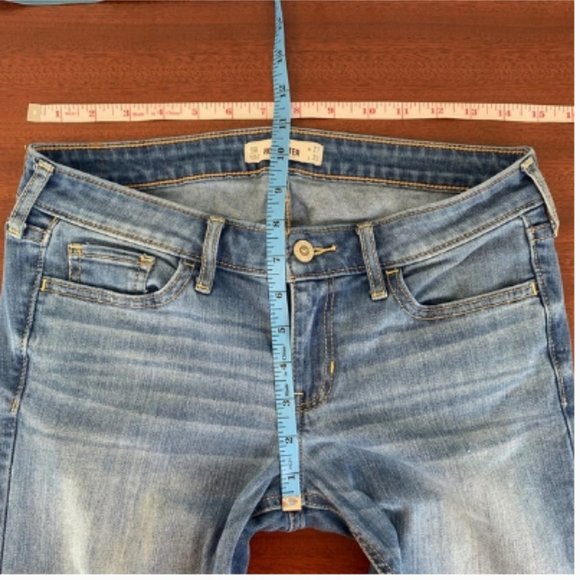 Hollister Slim Straight Demin Blue Jeans - Picture 6 of 7